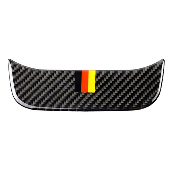 Car Carbon Fiber Rear Air Outlet Lower Decorative Sticker for Mercedes-Benz C Class W205 C180 C200 C300 GLC, Left and Right Drive Universal(German Color)