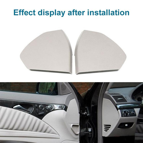Car Left Side Front Door Trim Panel Plastic Cover 2117270148  for Mercedes-Benz E Class W211 2003-2008 (Light Yellow)