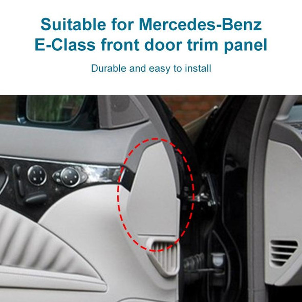 Car Right Side Front Door Trim Panel Plastic Cover 2117270148  for Mercedes-Benz E Class W211 2003-2008 (Black)