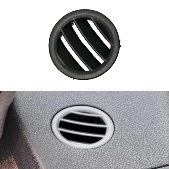 Car Left Side Dashboard Small Air Outlet Circular Air-conditioning Outlet for Mercedes-Benz C Class W204 (Black)