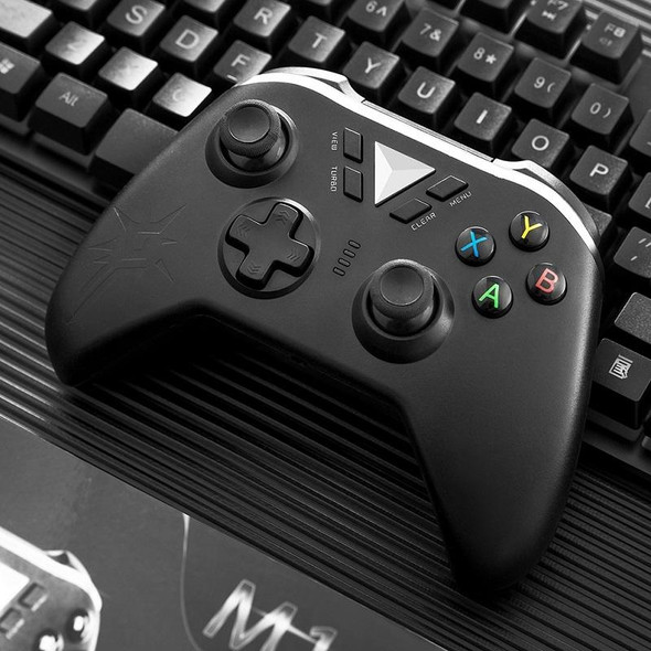 M-1 2.4G Wireless Drive-Free Gamepad - XBOX ONE / PS3 / PC(Black)