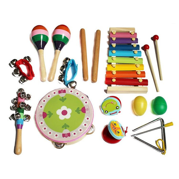 14 PCS / Set Children Orff Percussion Playset