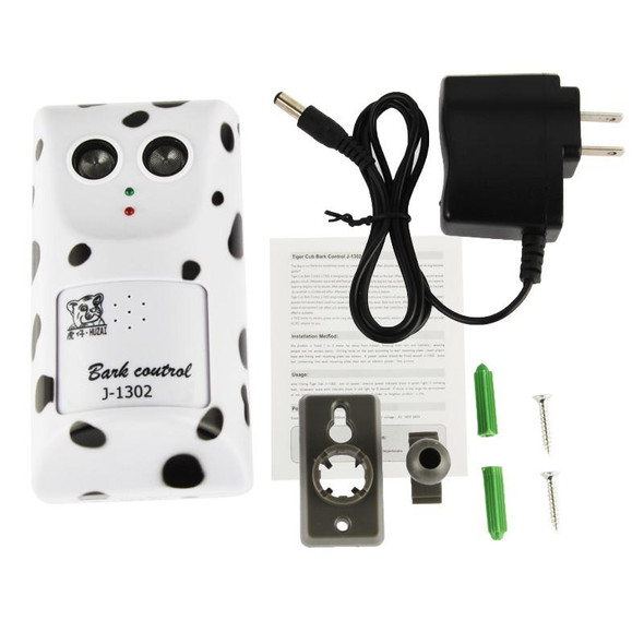 Ultrasonic Dog Barking Wall Mounted Bark Control (J-1302)(White)