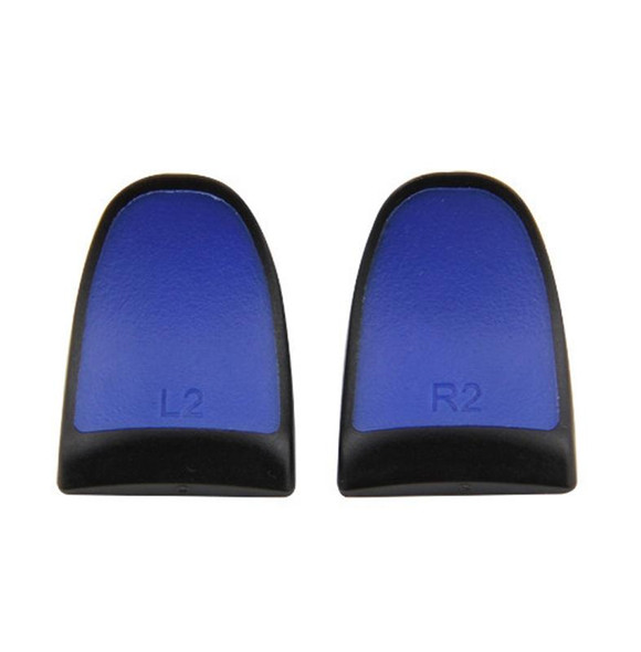 2 Pairs Gamepad Extended Buttons L2R2 Buttons Suitable - PS4(Blue)