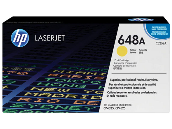 HP Original 648A Yellow Laserjet Toner Cartridge