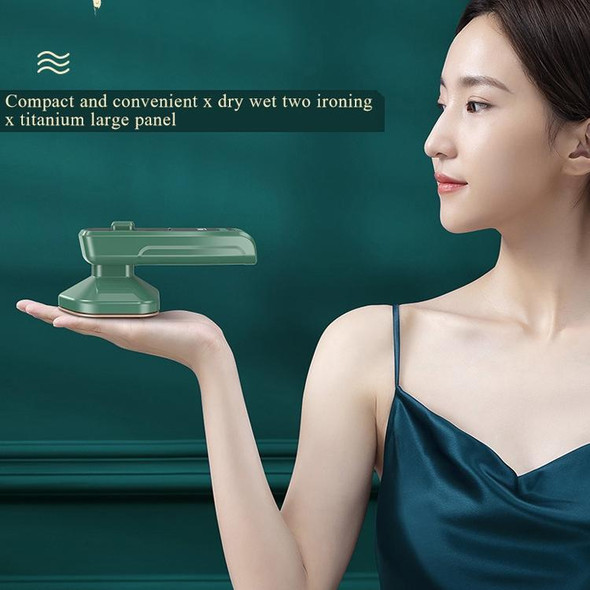 K8 33W  Handheld Ironing Machine Small Mini Garment Steamer Household Portable Steam Iron, Product specifications: US Plug(Green)