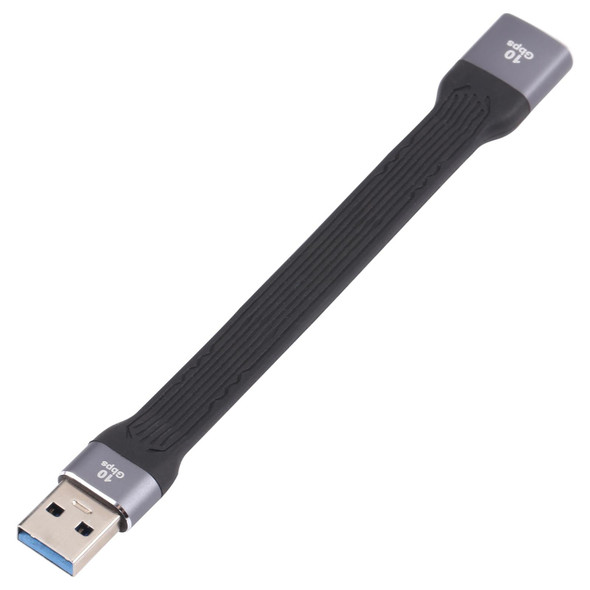 10Gbps USB Male to USB Female Soft Flat Sync Data Fast Charging Cable