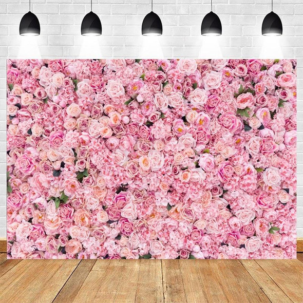 2.1m x 1.5m Pink Rose Wall Background Fabric