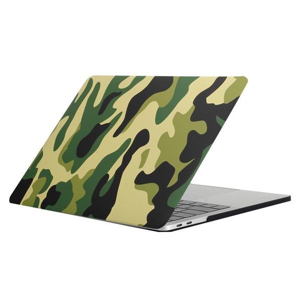 2016 New Macbook Pro 13.3 inch A1706 & A1708 Green Camouflage Pattern Laptop Water Decals PC Protective Case