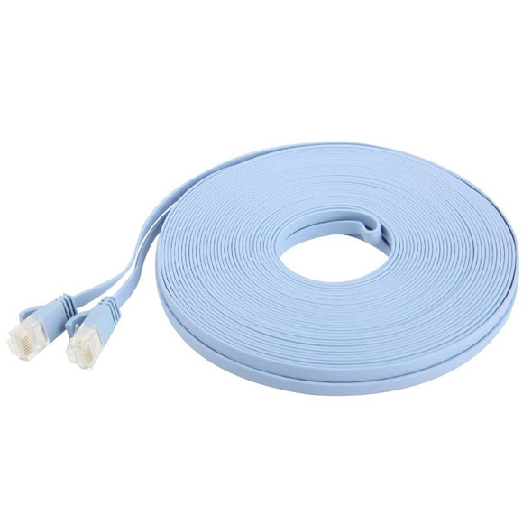 CAT6 Ultra-thin Flat Ethernet Network LAN Cable, Length: 20m (Baby Blue)
