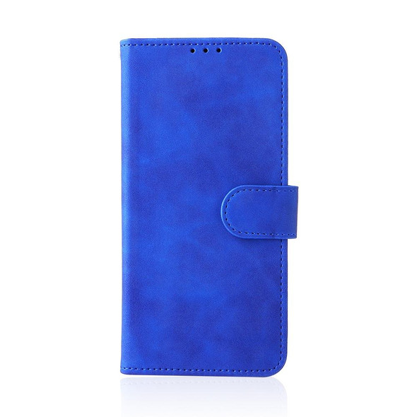Oukitel WP18 Skin Feel Magnetic Flip Leather Phone Case(Blue)
