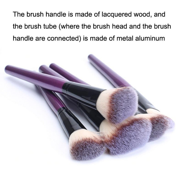 24 PCS / Set Beauty Makeup Brushes Tools Kit(Purple)