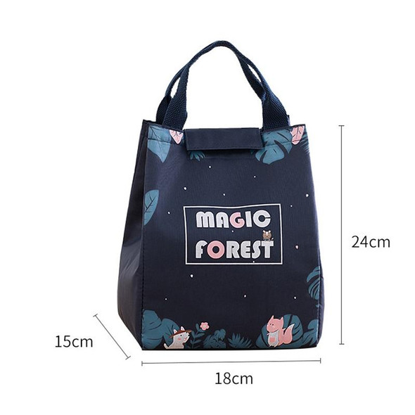 3 PCS Thickened Portable Heat Preservation And Fresh-Keeping Lunch Bag Outdoor Picnic Heat Preservation Bag(Big Eyes Rabbit)