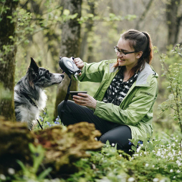 The Ultimate 5-in-1 Pet Leash With Water Bottle