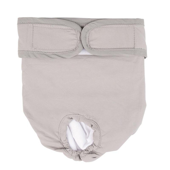 Pet Physiological Pants Pet Waterproof Panties, Size: L(Gray)