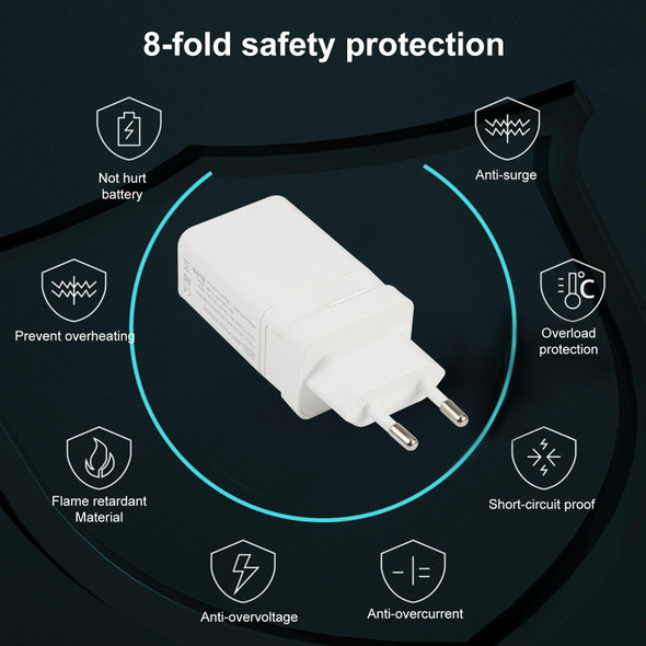 PD30C 30W USB-C / Type-C Port Fast Charging Travel Charger(EU Plug)