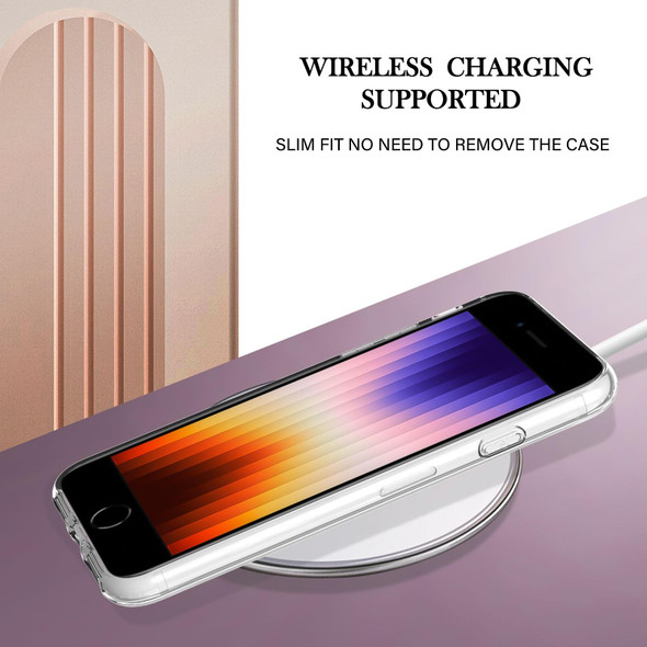 Electroplating Splicing Marble Flower Pattern Dual-side IMD TPU Shockproof Phone Case - iPhone SE 2022 / SE 2020 / 8 / 7(Blue)