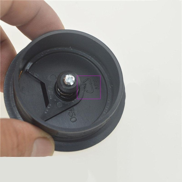 20 PCS ABS Plastic Round Cable Box Computer Desk Cable Hole Cover, Specification: 53mm (Black)