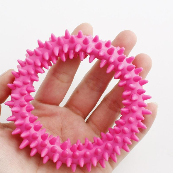 10 PCS Spiked Sensory Decompression Ring Toy Decompression Chain, Random Colour Delivery