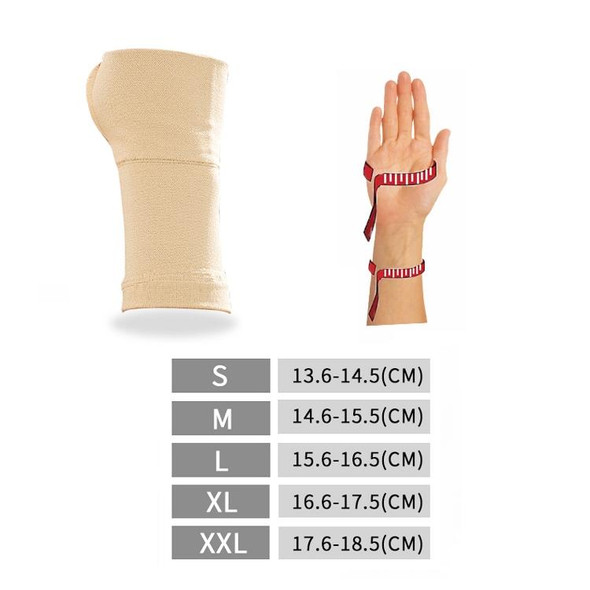 1 Pair Joint Keep Warm Cold Nylon Protection Cover, Specification: XXL(Palm Guard Skin Color)