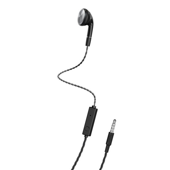 hoco M61 1.2m Nice Tone Single Ear Universal Wired Earphones with Mic (Black)