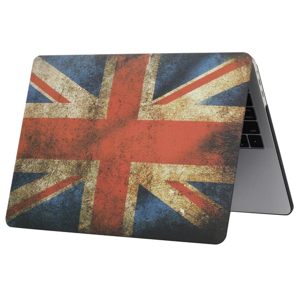 2016 New Macbook Pro 13.3 inch A1706 & A1708 Retro UK Flag Pattern Laptop Water Decals PC Protective Case