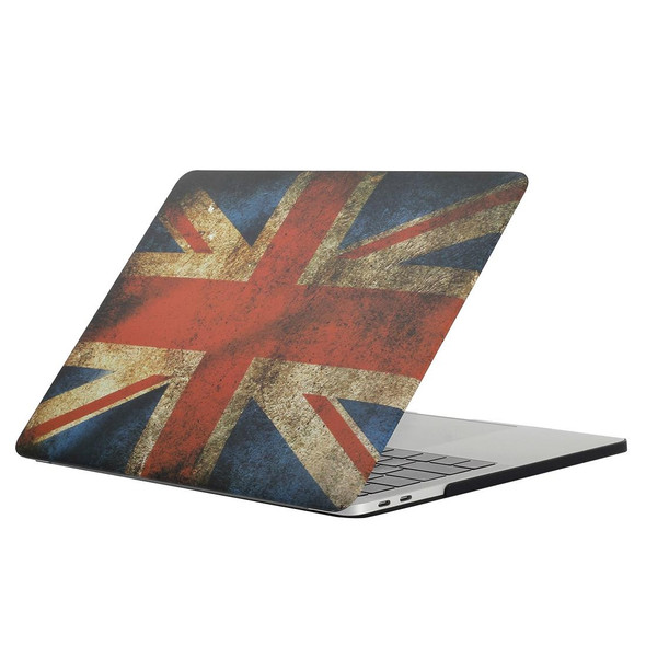 2016 New Macbook Pro 13.3 inch A1706 & A1708 Retro UK Flag Pattern Laptop Water Decals PC Protective Case