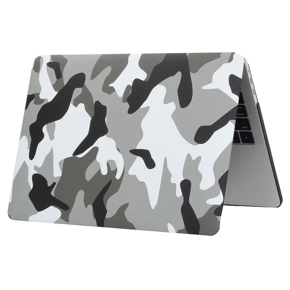 2016 New Macbook Pro 13.3 inch A1706 & A1708 Grey Camouflage Pattern Laptop Water Decals PC Protective Case