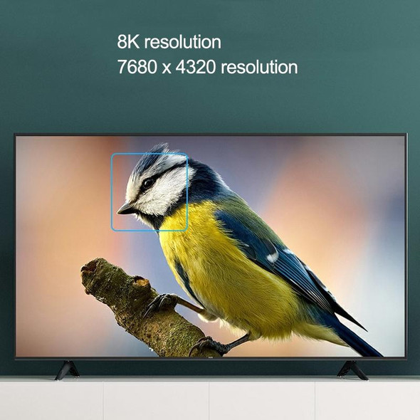 DTECH HDMI 8K 60Hz HD Optical Fiber Line TV Display Projector Extension Line 2m