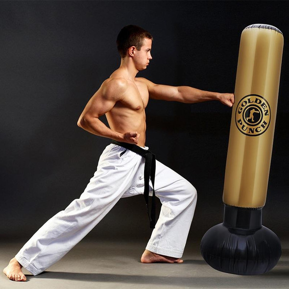 PVC Adult Children Thick Vertical Inflatable Punching Bag Tumbler Inflatable Boxing Column, Height: 1.6m