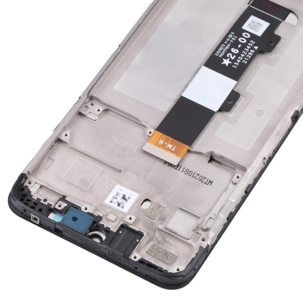 LCD Screen and Digitizer Full Assembly with Frame - Motorola G Pure