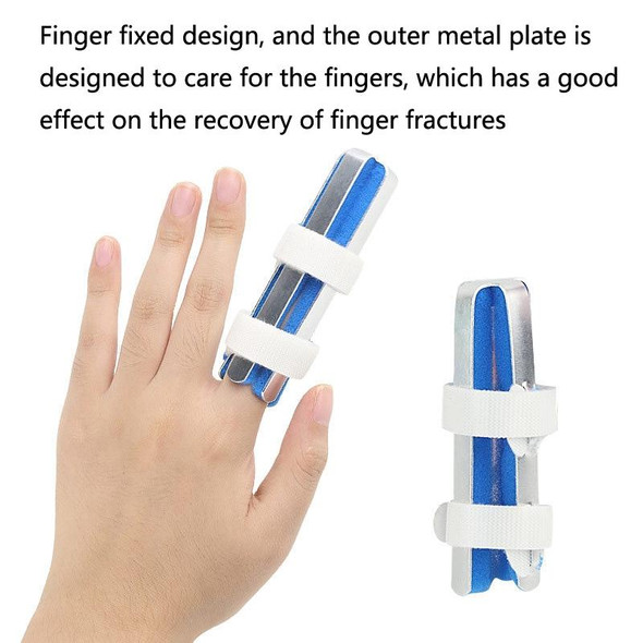 4 PCS Finger Fracture Fixed Splint Straight Finger Protective Cover Finger Joint Orthosis Dislocator(L)