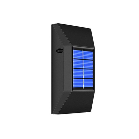 Outdoor Decorative Waterproof Solar Wall Light, Spec: 6 LEDs Warm Light