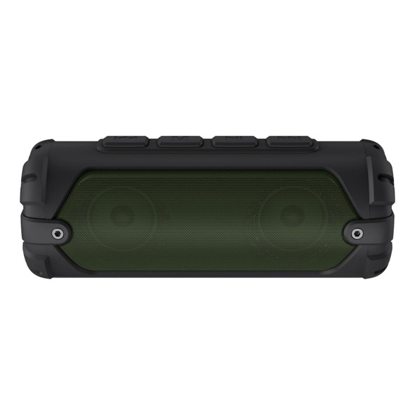 New Rixing NR-6013 Bluetooth 5.0 Portable Outdoor Wireless Bluetooth Speaker with Shoulder Strap(Green)