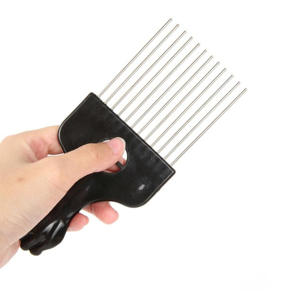 3 PCS Hairdressing Steel Needle Oil Hair Comb Plastic Haircut Pointed Tail Comb, Color Classification: C5