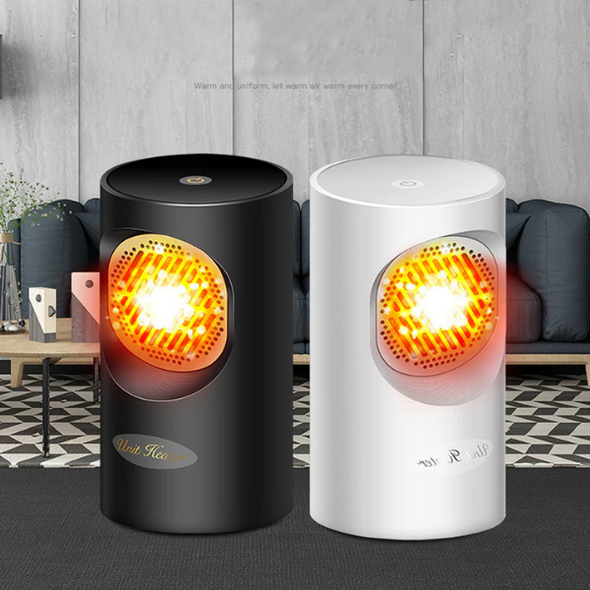 Portable Electric Air Heater - Quiet, Safe, and Stylish Design