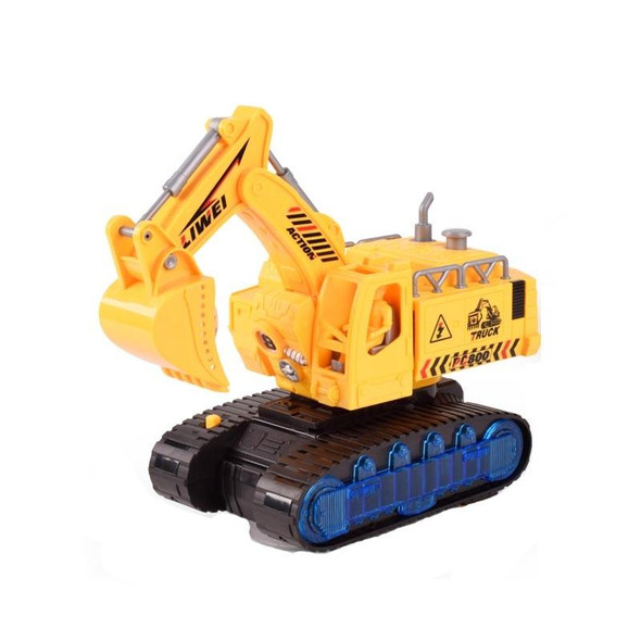 Children Light And Music Simulation Electric Excavator Car Toy, Style: Engineering Vehicle