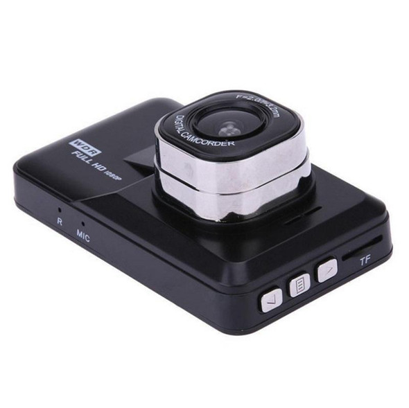 3.0 Inch HD 1080P Wide-Angle Driving Recorder With Reversing Image Specification Normal Definition Single RecordBlack