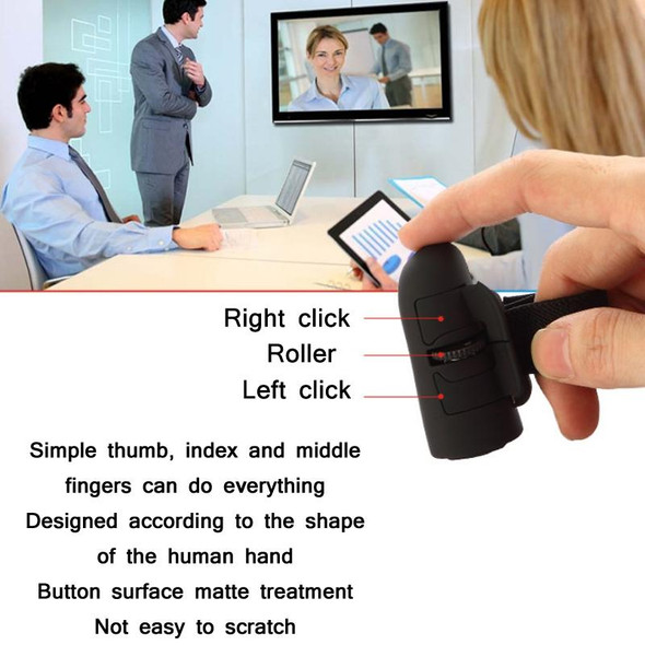 2.4G Bluetooth Computer / Tablet Finger Wireless Mouse