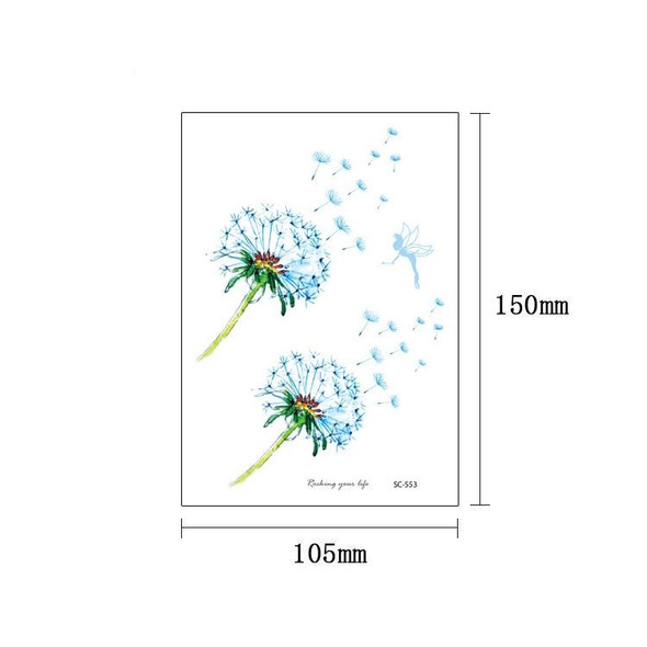 20 PCS Waterproof Flower Arm Tattoo Sticker(SC-557)