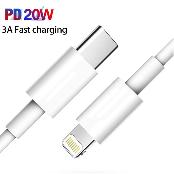 2m PD20W USB-C / Type-C to 8 Pin PD Fast Charging Sync Data Cable for iPhone 13 / 12 Series