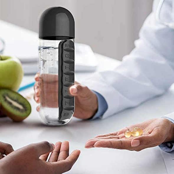 Pill & Vitamin Organizer Bottle