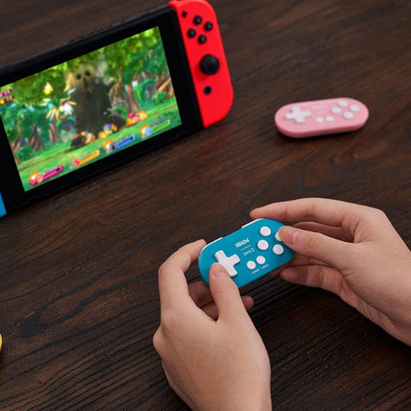 8Bitdo Zero2 Wireless Bluetooth Mini Handle - Switch / Windows / Android / MacOS / Steam / Respeberr(Blue Green)