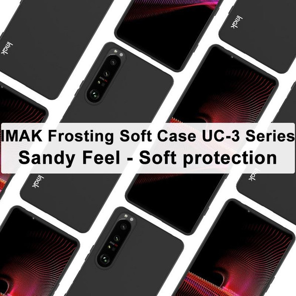 Sony Xperia 1 III IMAK UC-3 Series Shockproof Frosted TPU Protective Case(Black)