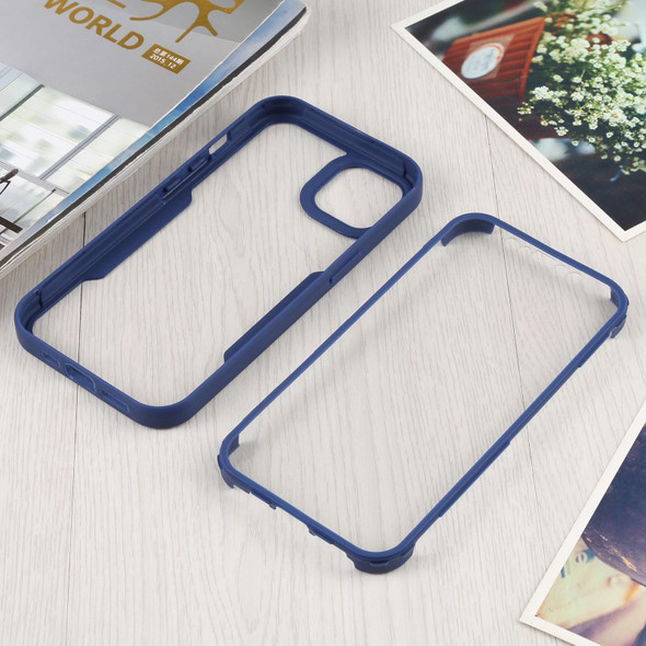Acrylic + TPU 360 Degrees Full Coverage Shockproof Protective Case - iPhone 13(Blue)