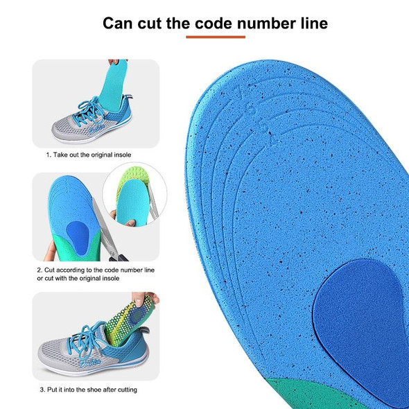 1 Pair 079 Casual Shockproof Massage Arch Of Foot Sports Insole Shoe-pad, Size:L (260-280mm)