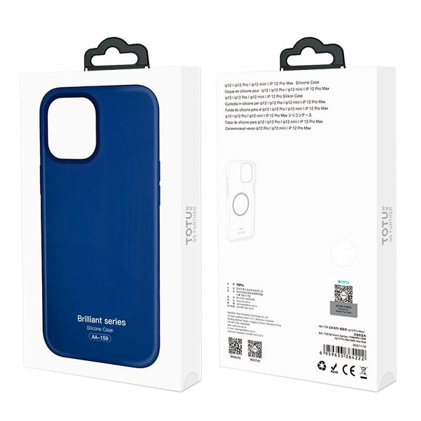 TOTUDESIGN AA-159 Brilliant Series MagSafe Liquid Silicone Protective Case - iPhone 12 Pro Max(Black)