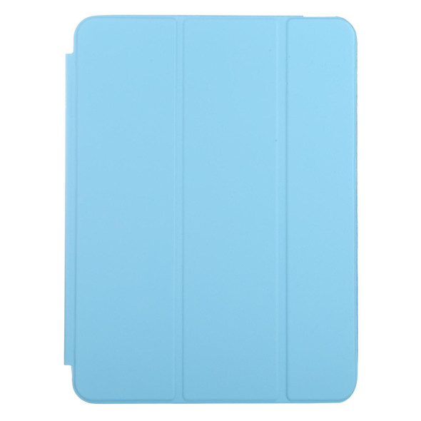 3-fold Horizontal Flip Smart Leatherette Tablet Case with Sleep / Wake-up Function & Holder - iPad mini 6(Blue)