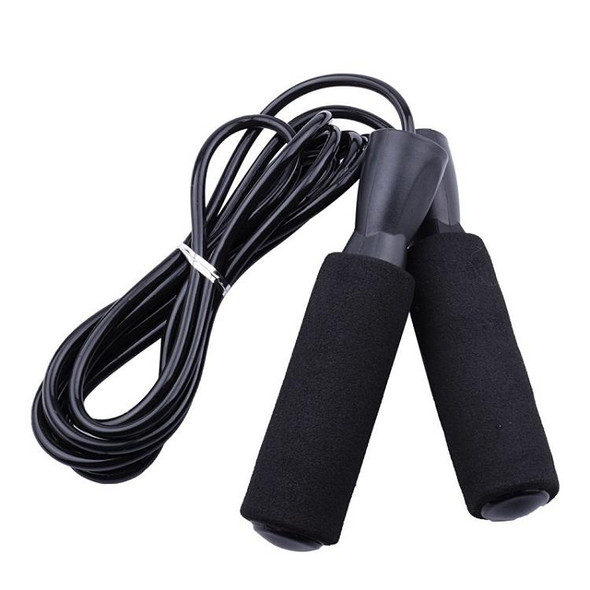 7 PCS 2.8m Special Foam Skipping Rope - Student Exams Outdoor Fitness Skipping Rope(Black)