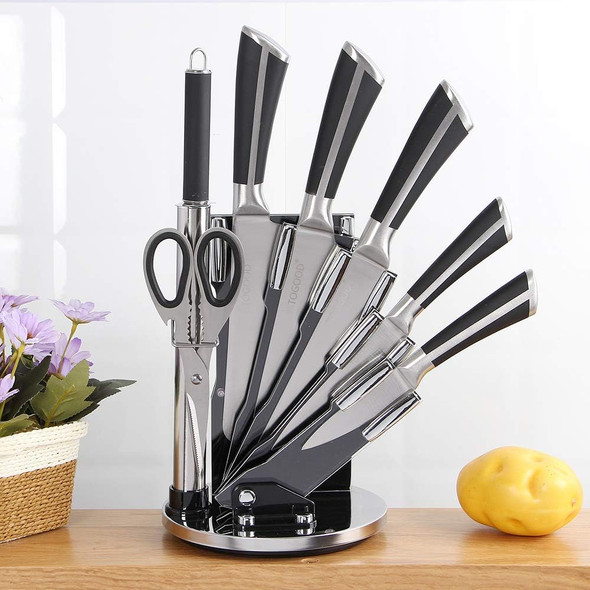Premium 7-Piece Stainless Steel Knife Set with Stand
